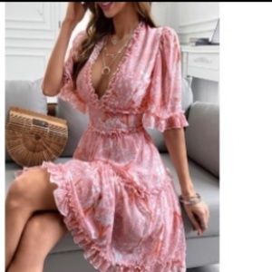 Backless casual dress